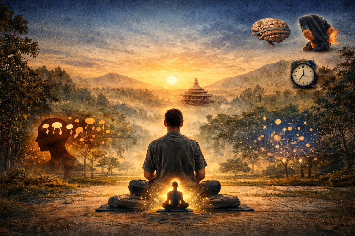 10 days as a silent monk